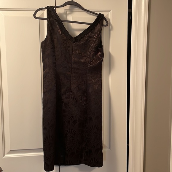 Luxe by Carmen Marc Valvo black cocktail dress. Size 10 - Picture 2 of 4
